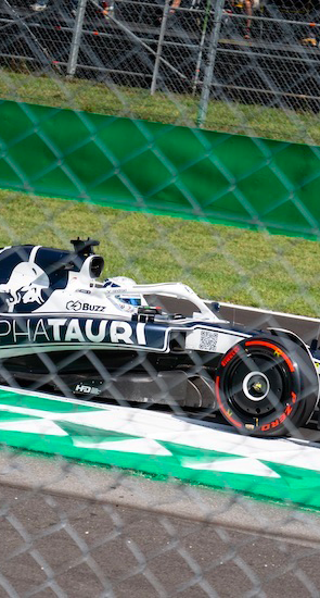 Image de pierre gasly lors du gp du japon